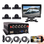 JOINLGO 4CH GPS WiFi 1080P HDD/SSD/SD Vehicle Car DVR Kit G-sensor/HDMI Output/Remote View video and Track on APP/Motion Alarm