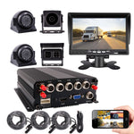 JOINLGO 4-CH GPS 4G WiFi 1080P Dual SD Vehicle Car DVR MDVR Kit G-sensor/HDMI Output/Remote View video and Track on APP/Motion Alarm