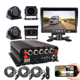 JOINLGO 4-CH GPS 4G WiFi 1080P Dual SD Vehicle Car DVR MDVR Kit G-sensor/HDMI Output/Remote View video and Track on APP/Motion Alarm