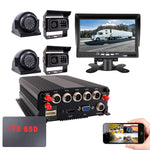 (1TB SSD INCLUDED)JOINLGO 4-CH GPS 4G LTE CELLULAR WiFi RJ45 1080P SD/SSD Vehicle Car Bus CCTV DVR Kit HDMI Output/Remote View video and Track on APP/WEB Motion Alarm
