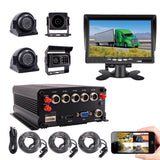 JOINLGO 4-CH GPS 4G Lte WiFi RJ45 1080P SSD/SD Vehicle Car DVR MDVR Kit G-sensor/HDMI Output/Remote View videoon APP/Motion Detection