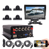 JOINLGO 4-CH 1080P 4G GPS WIFI SSD/HDD/SD Drive Truck Fleet Dvr Camera System Motion Detection Remote View Loop Record
