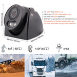 JOINLGO JLCG20 WDR Board 1080P AHD Car Camera 120 Degree Viewing Angle IP68 Waterproof