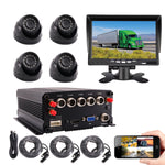 JOINLGO 4-CH 4G GPS WiFi 1080P SSD/SD Vehicle Car DVR  Kit Built-in Microphone HDMI Output/Remote View video and Track on APP/Motion Alarm