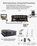 JOINLGO 8-CH 1080P SD/SSD Drive Loop Record Motion Detection Vehicle Car DVR Kit Waterproof Camera for Fleet Truck